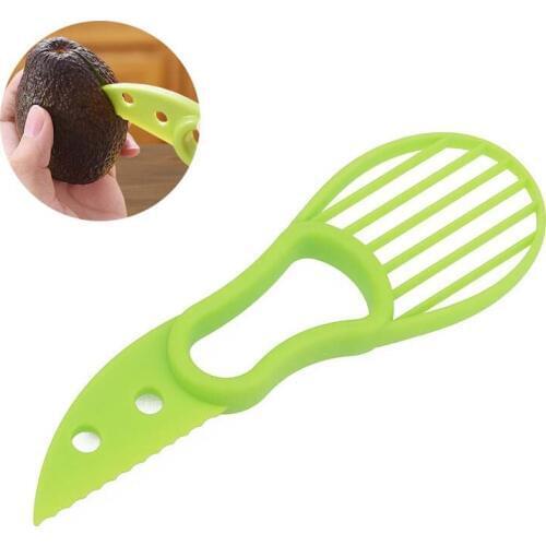 New Arrival 3 in 1 Avocado Slicer Fruit Cutter Kitchen Gadgets Pulp Separator Multi-function Fruit Tools Kitchen Accessories