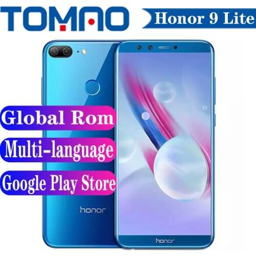 Official Global Rom Honor 9 Lite SmartPhone 5.65" Android 8 3GB 4GB RAM 32GB ROM Hisilicon Kirin 659 Octa Core 13.0MP 3000mAh