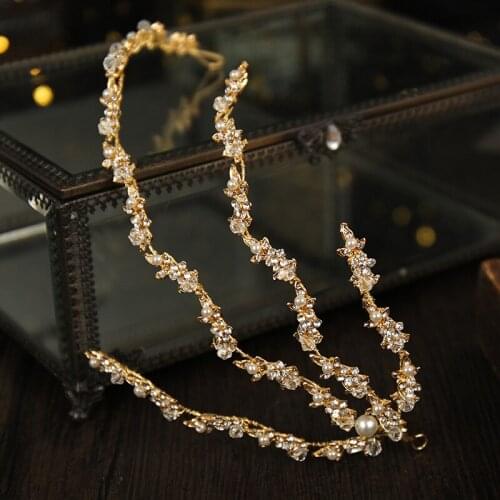 Claw Shaped Headband 4 Row Luxury Shiny Rhinestone Inlaid Headband for Female Wedding Birthday Hair Accessories LB