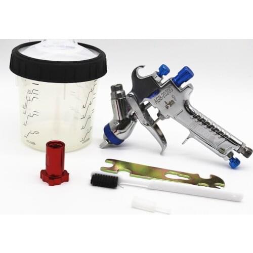Professional car spray gun 1.5mm nozzle air spray gun with adapter PPS H/O type fast cup spray gun paint mixing cup paint mixing