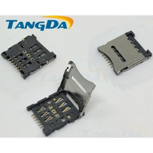 PROW 6p SMO-1512-T hinge type clamshell micro sim 6pin SMO 1512 T connectors