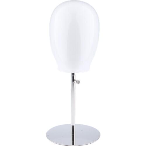 Adjustable Height Hat Stand Organizer Metal Dome Shape Tabletop Wig Display Rack