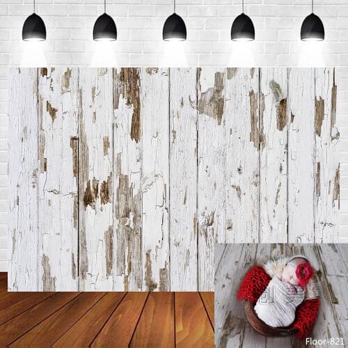 Rubber Floor Photo Background Floor Customize Printed Vintage Wood Newborn Baby Backdrop Anti-slip Rubber Backed Mat