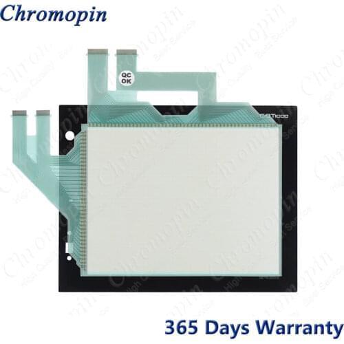 Touch Screen Panel Glass Digitizer for Mitsubishi GT1585-STBA GT1585-STBD GT1585-VNBA Touchscreen with Overlay Protective Film