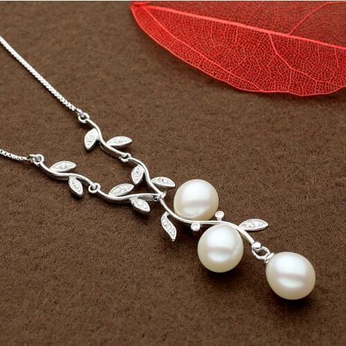 Sinya wedding pearl necklace 925 sterling silver jewelry for women xl1022 bluk Wholesale 1lot=20pcs