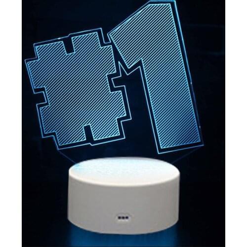 Modern Decoration Table Night Lamp Nordic Lamp Gaming Light Usb and Accessor. LED Desk 3d Bedroom Bedside Nightstand Girl for