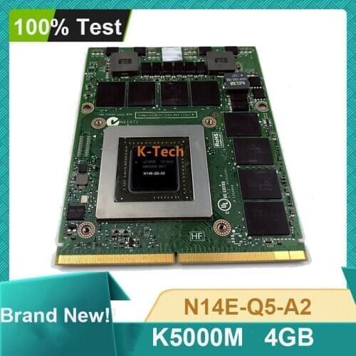 Brand New K5000M K5000 Graphic Card 4GB Video Card N14E-Q5-A2 For Dell Precision M6800 M6700 M6600 Fast Shipping