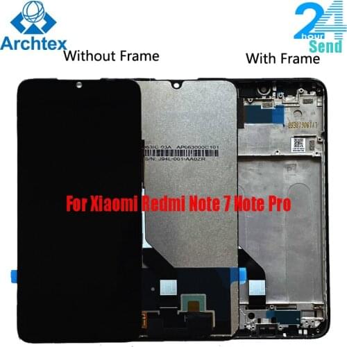 For Xiaomi Redmi Note 7 LCD With Frame Display Screen For Redmi Note7 Pro LCD With Frame Display Screen
