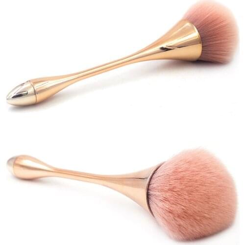 1pcs Large Powder Brush Gold Soft Blush Cosmetics Makeup Brushes Foundation Cosmetic Beauty Tools Pinceis De Maquiagem TSLM1