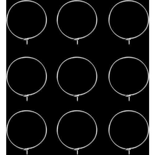 100pcs/lots 20/25/30mm Wine Glass Hoops Iron Wine Rings Multi For DIY Earrings Wire Tools Party Wine Glass Labeling Easy Gadget