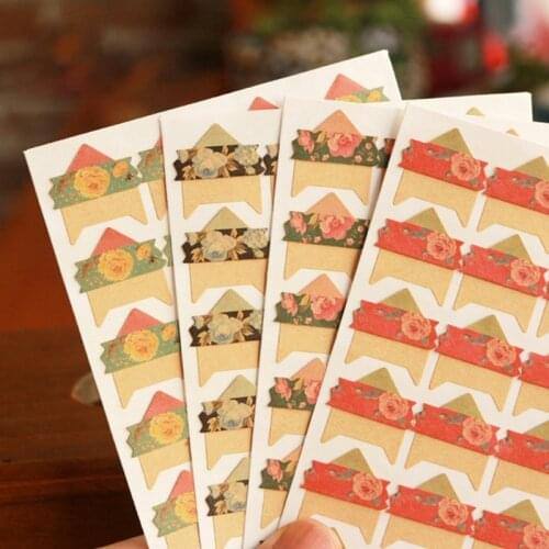 24pcs/sheet Photo Corner Sticker Cute Cartoon Paper Stickers for DIY Baby Scrapbook Album Scrapbooking Albums Decoration