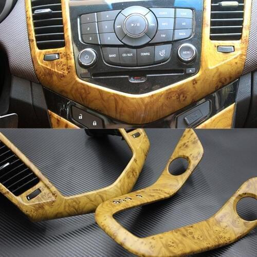 30cm*100cm Wood Grain Texture Car Interior Decals Film Car Wrap Vinly Stickers for Furniture Car Styling