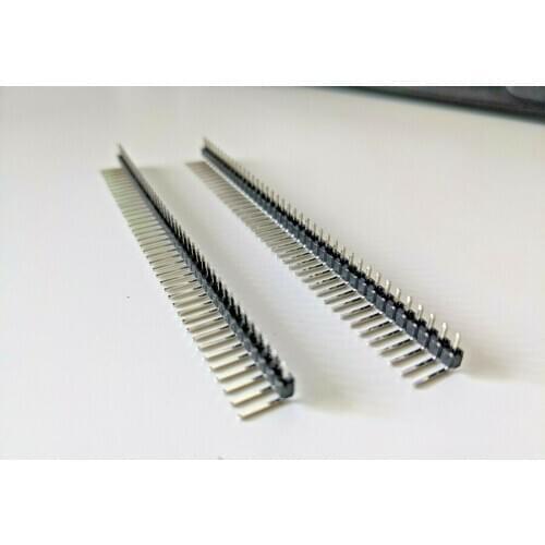 40pin 2.54mm Male Single Row Right Angle Header Strip Connector for Arduino