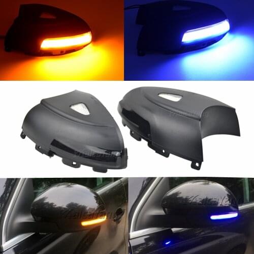 Car Left Right Rearview Side Mirror Turn Signal LED Repeater Light Lamp For VW Sharan 2012-2015 Tiguan 2008-2016 Dynamic lights