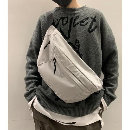 Large Capacity Storage Waist Bag Canvas Fanny Pack For Men And Women Big Blet Bag Multi-Functional Chest Bags Banana Waist Packs