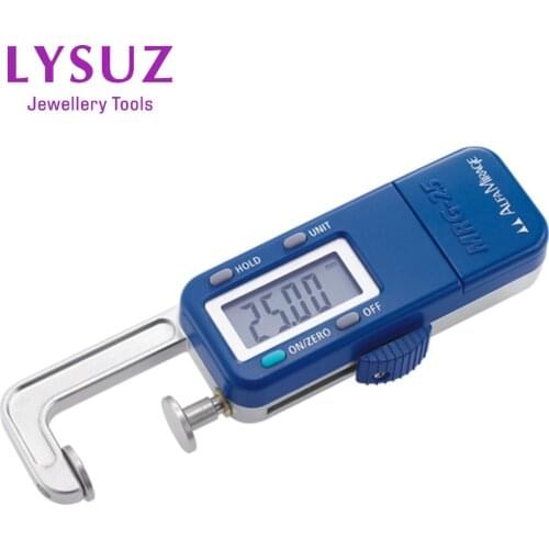 Qucik Digital Gauge MRG-25 Measure Diamond Gemstone Pearl Jewelry High Quality Electronic Thickness Gauge 0-25mm 0.01mm