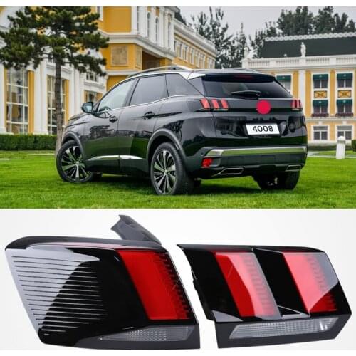 For Peugeot 5008 4008 internal and external tail light assembly 2017 2018 2019 tail light cover tail light assembly