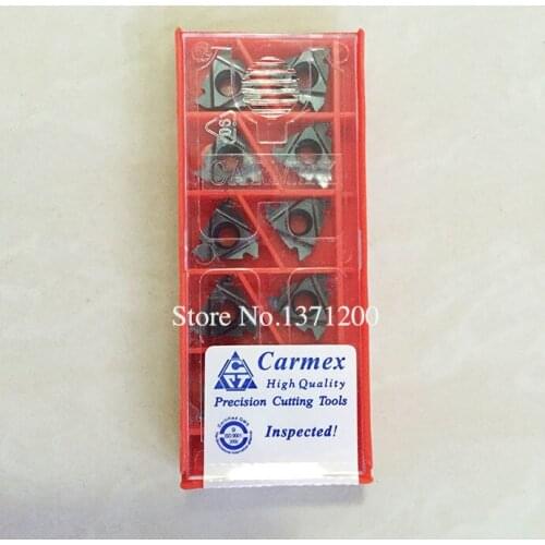 10PCS/One Box CARMEX 22IR N60 Carbide Inserts For Lathe Tool For Grooving Holder