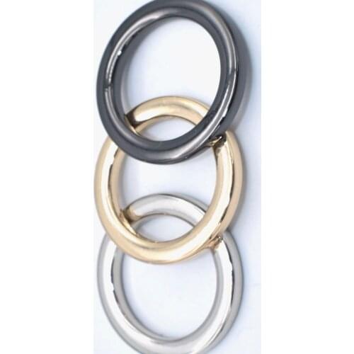 O Ring 19mm Round Ring Silver Loop Buckle Zinc Alloy Ring Buckle DIY Jewelry Charm Strap Belt Bag Handbag Leather Accessories