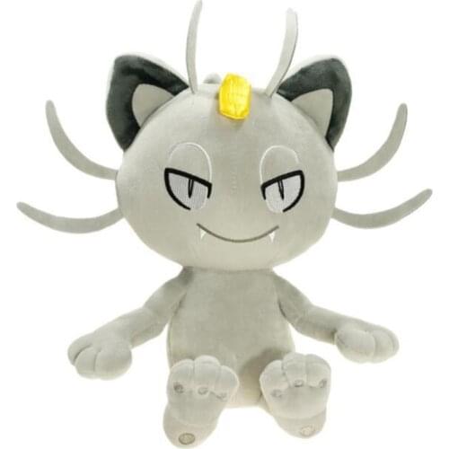 Pokemon 30cm Meowth Lovely Anime Figure Toys Plush Dolls Child Birthday Gift