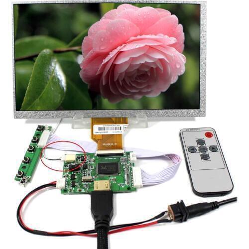 HD MI LCD Controller Board With+9inch 800x480 AT090TN10 LCD Screen