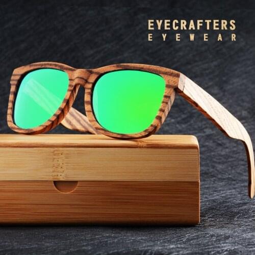 Polarized Men Wooden SunglassesBamboo Retro Sunglasses Women Brand Designer Vintage Wood Sun Glasses Oculos de sol masculino