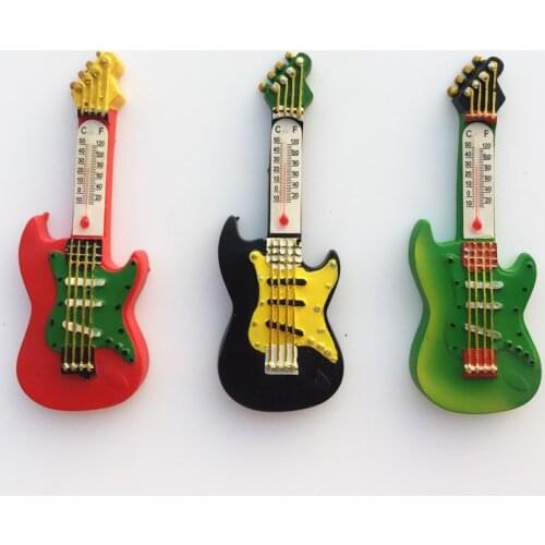 QIQPP Spanish Creative Tourism Memorial Decoration Collection Crafts Stereo Electric Guitar