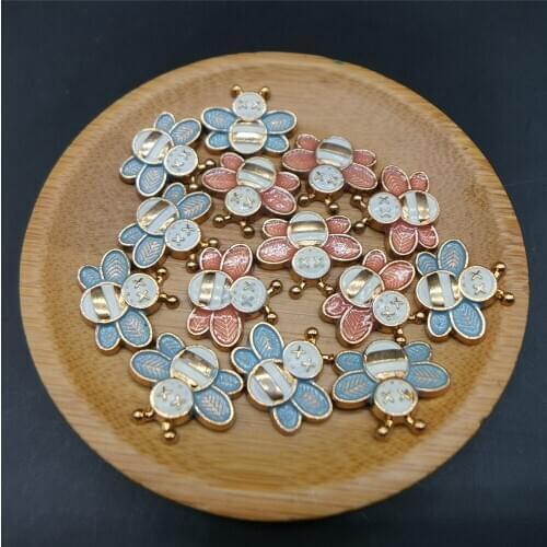 Little Bee Hotfix Studs Garment Flatback Rhinestones Metal Rivets 25Pcs Diy Alloy Studs Colored Decorative Accessories