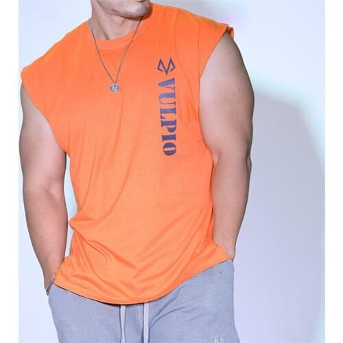 Summer Mens Vest Sports Leisure Basketball Running Fitness Training Jacket Sleeveless Loose Moisture Absorption And Sweat Trend
