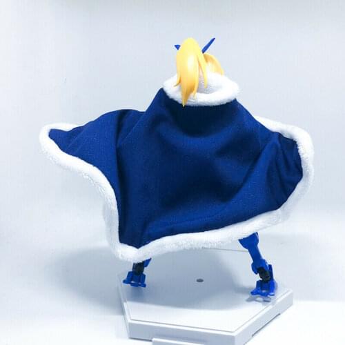 1/12th Doll Clothing Accessories Blue Cloak Model for 6" Action Figure