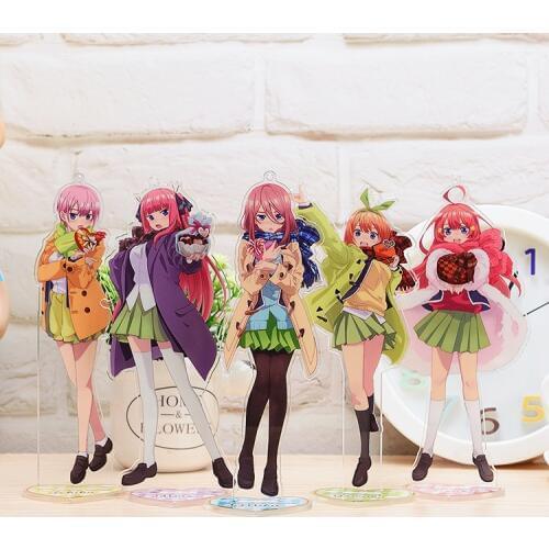 Anime The Quintessential Quintuplets Go-Toubun no Hanayome Yotsuba Nakano Miku Cosplay Acrylic Stand Figure Model Plate Decor