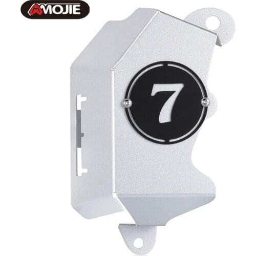 CNC BILLET COOLANT RESERVOIR COVER For YAMAHA MT-07 MT07 MT 07 Tracer 2016 2017 2018 2019 2020 2021 FLUID TANK GUARD COVER