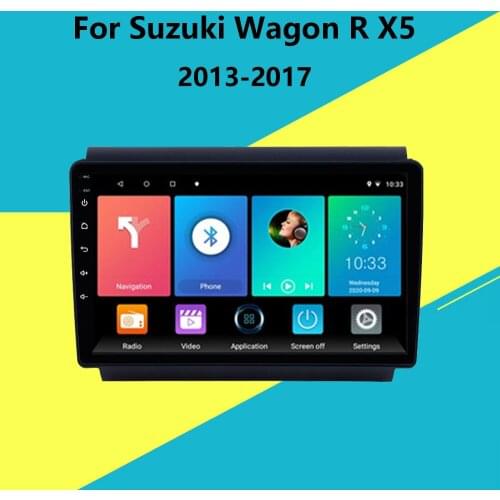 For Suzuki Wagon R X5 2013-2017 2 din Android 8.1 Car FM Radio Stereo WIFI GPS Navigation Multimedia Player head unit with frame