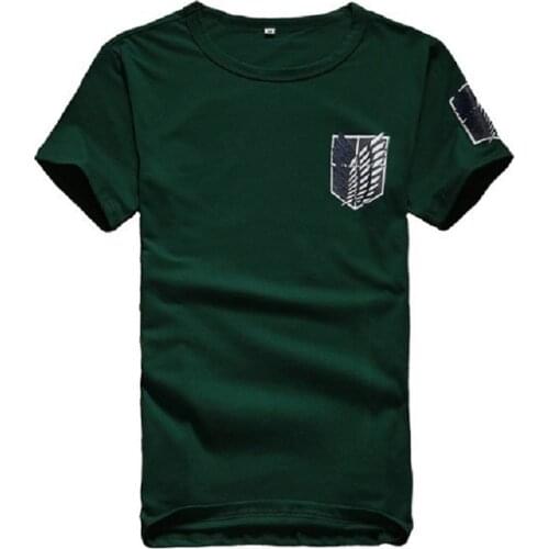 Cute Unicorn Attack On Titan t shirt mens clothing streetwear t-shirt anime cosplay clothes boys summer tshirt summer Tops Tees