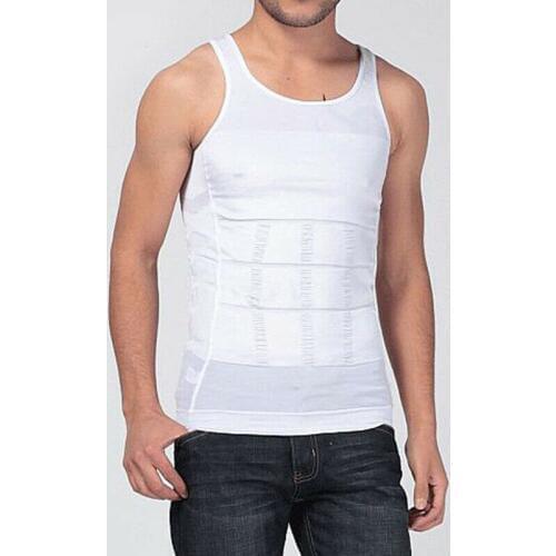 Body Shaper Men 2019 Slimming Tummy Shapewear Vest Belly Control Slimming Shirt Corset Waist Trainer Cincher Mens Underwear