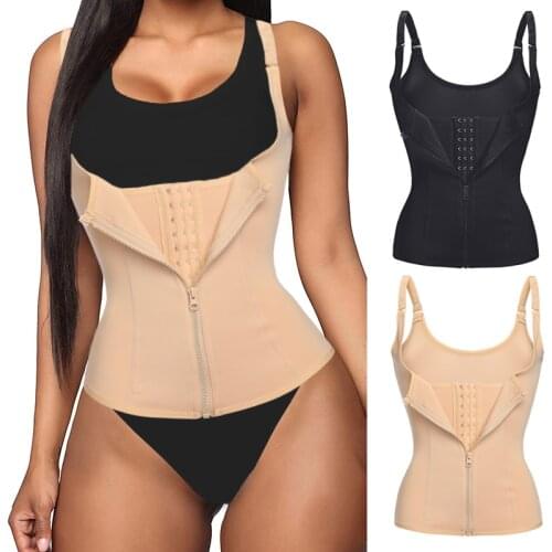 Body Shapewear Women Waist Trainer Slimming Vest Corset Binder Tummy Control Shapers Push Up Underwear Bustiers Fajas Tank Top