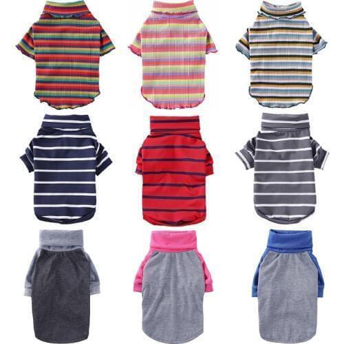 Summer Small Dog Clothes For Large Dogs Soft Dog Shirt Cat Vest Clothing Chihuahua Outfit Pet Pullover Costumes 35