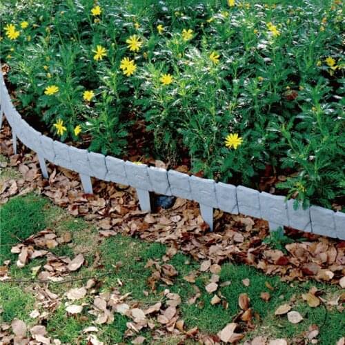 Mini Small Fence Barrier Plastic Craft Fence DIY Imitation Stone Gardening Plant Fence Plant Flower Potted Landscape Decoration