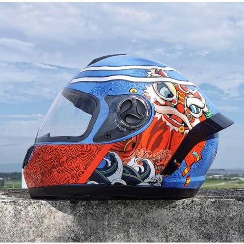 AIS Motorcycle Helmet cool Modular Moto Helmet With Inner Sun Visor Safety Double Lens Racing Full Face the Helmet Moto Helmet