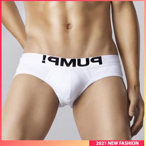 Comfortable Cotton Sexy Mans Underwear Briefs U Convex Mens Briefs Bikini Gay Underwear Mens lingerie Sexi