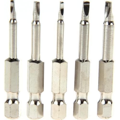 Brand New 5Pcs/Set Magnetic Triangle Head Screwdriver Bits S2 Steel 1/4 Hex Shank 50mm Best Price