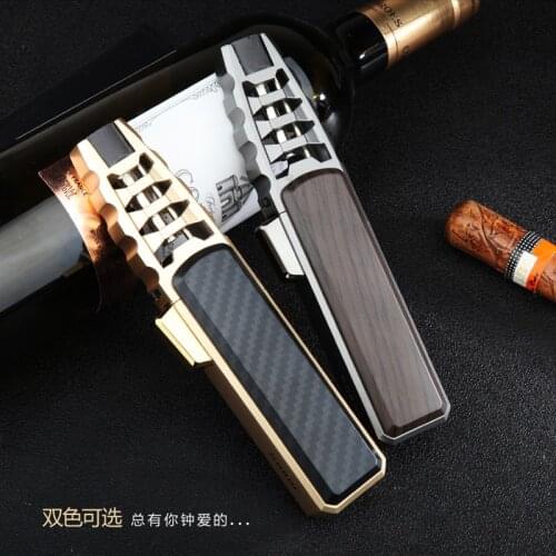 Knife Appearance Spray Gun Metal Straight Into The Lighter Point Cigar Charcoal Barbecue Inflatable Welding Torch Cook Tool