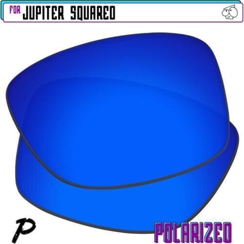 EZReplace Polarized Replacement Lenses for - Oakley Jupiter Squared Sunglasses - Navy P