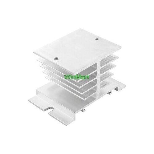 Aluminum Alloy Heat Sink DIN Nail Mount for SSR-25DA 40DA Solid State Relay