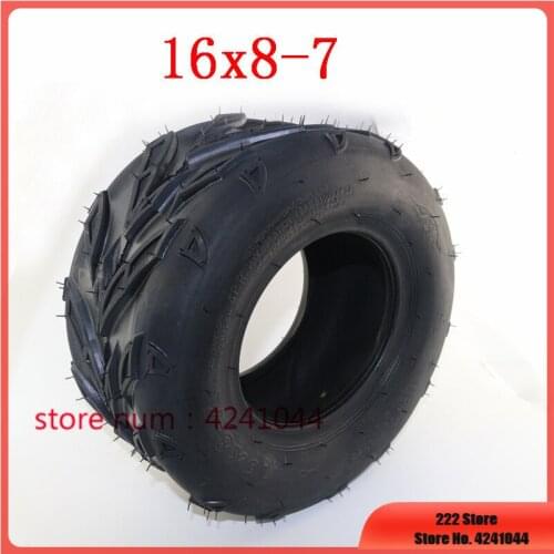 1pcs 16x8-7 tire Rear Front ATV Go Kart Tubeless tyre 16x8-7 vacuum tyre for 70cc 90cc 110cc 125cc