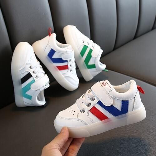 Skoex New Children Flat Shoes Boys Girls Fashion Sneakers Lightweight Sport Running Shoes Soft Bottom Breathable Kids Skate Shoe