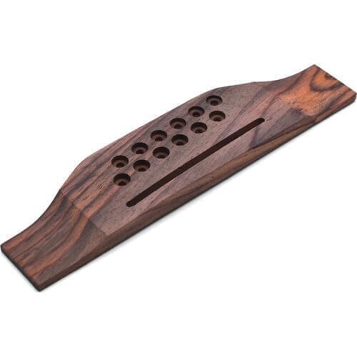 Rosewood Bridge for 12 String Acoustic Guitar Accessories Part Replacement