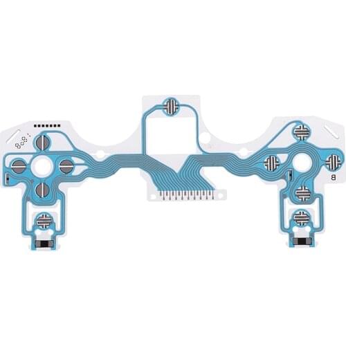Replacement Ribbon Circuit Board for PS4 Dualshock 4 Pro Slim Controller Conductive Film Keypad flex Cable PCB Circuit Board