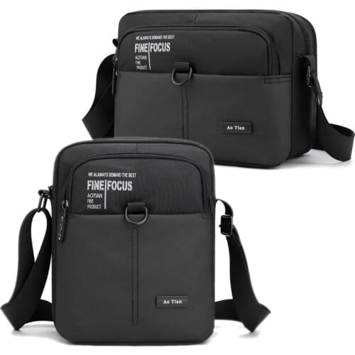 AOTIAN Mens Shoulder Bag boys Crossbody Bag High Quality man Messenger Bag Nylon Casual male Handbags Purse bolsas, Two styles