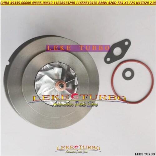 Turbo Cartridge CHRA 49335-00642 49335-00635 11658519476 For BMW 120D F20 F21 220D F22 320D E90N E91N E92N E93N F30 F31 F34 2.0L